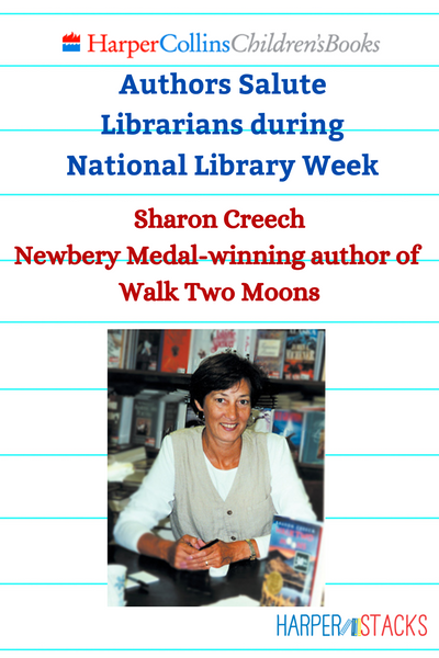 A Salute to Librarians from Sharon Creech