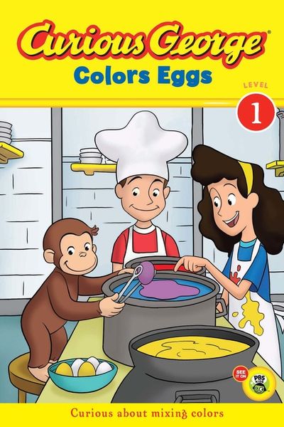 Curious George Colors Eggs