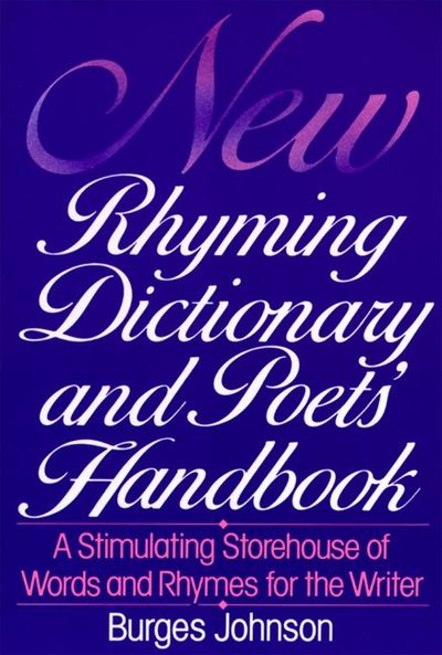 New Rhyming Dictionary and Poets' Handbook