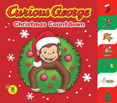 Curious George Christmas Countdown Tabbed Board Book (CGTV)