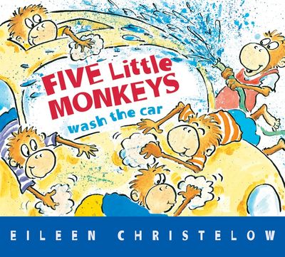 Five Little Monkeys Wash the Car Board Book