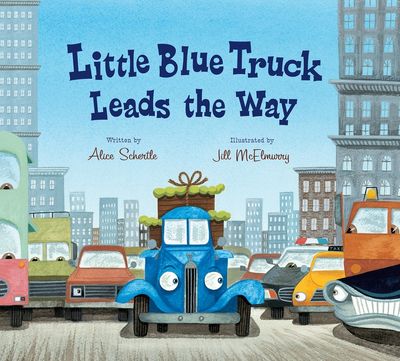 Little Blue Truck Leads the Way Lap Board Book
